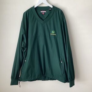 Antigua Golf Windbreaker Large John Deere